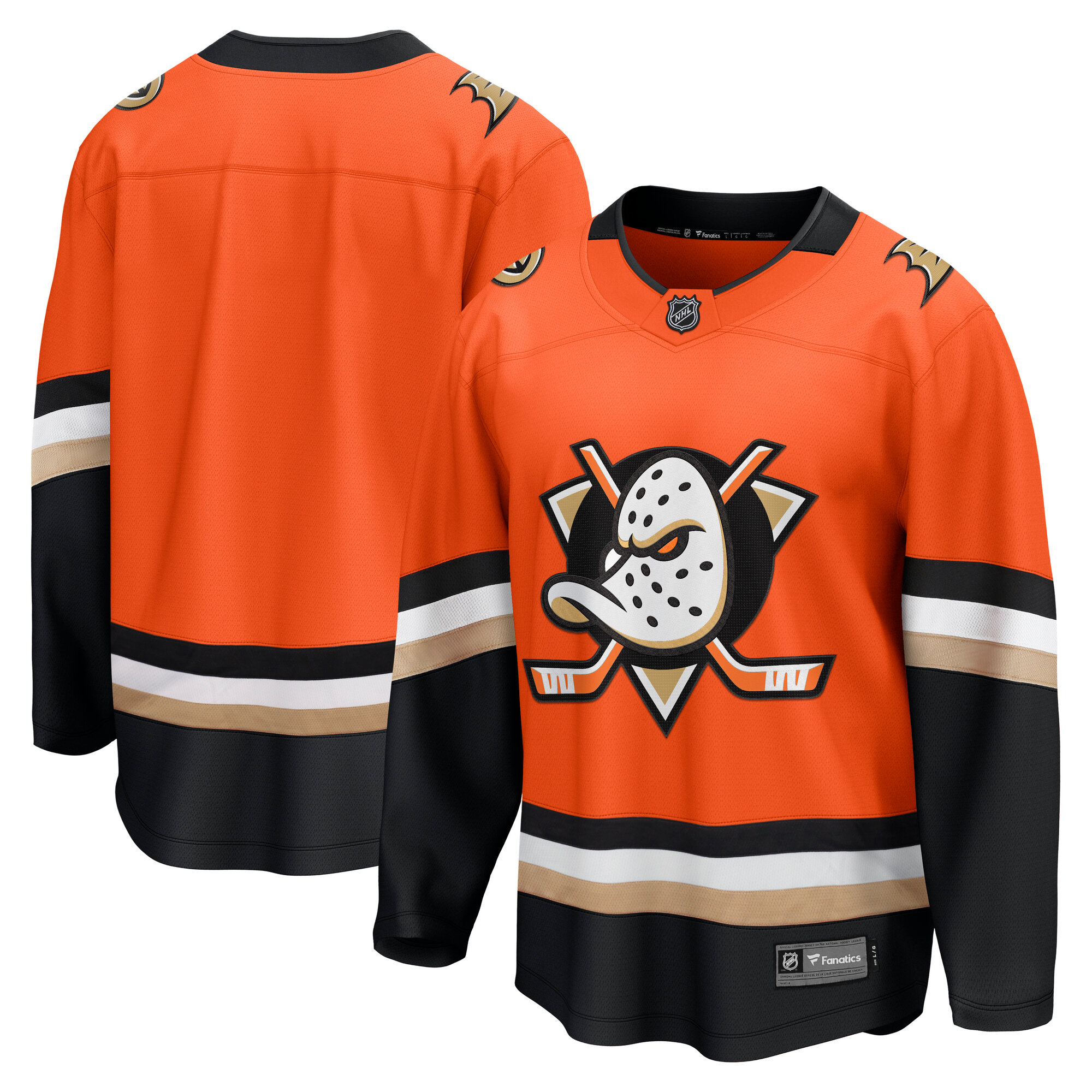 anaheim ducks fanatics branded home breakaway jersey – mens – Vancouver Canucks Jerseys and Headwear Collection