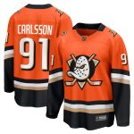 anaheim ducks fanatics branded home breakaway jersey – orange – leo carlsson – mens – Vancouver Canucks Jerseys and Headwear Collection