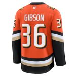 anaheim ducks fanatics branded home premium jersey – orange – john gibson – mens – Vancouver Canucks Jerseys and Headwear Collection