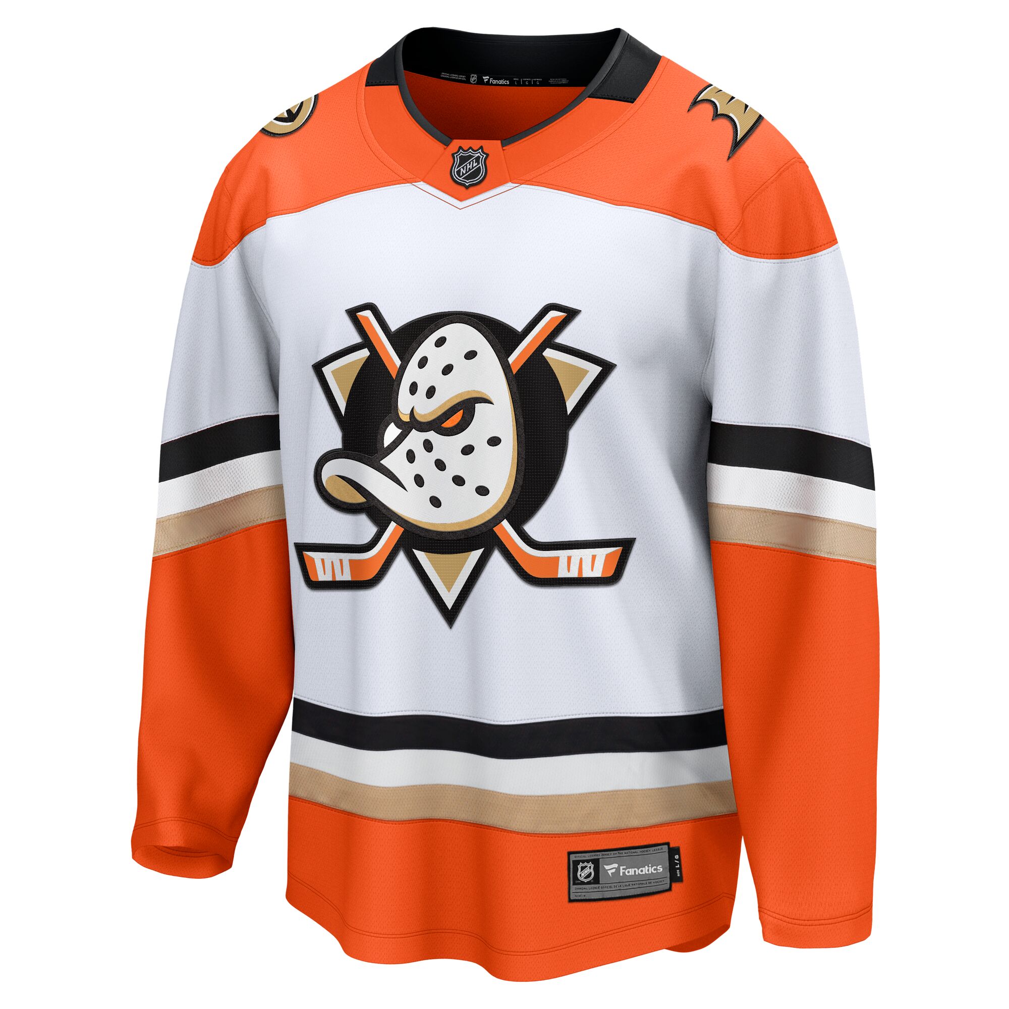 anaheim ducks fanatics branded road breakaway jersey – mens – Vancouver Canucks Jerseys and Headwear Collection