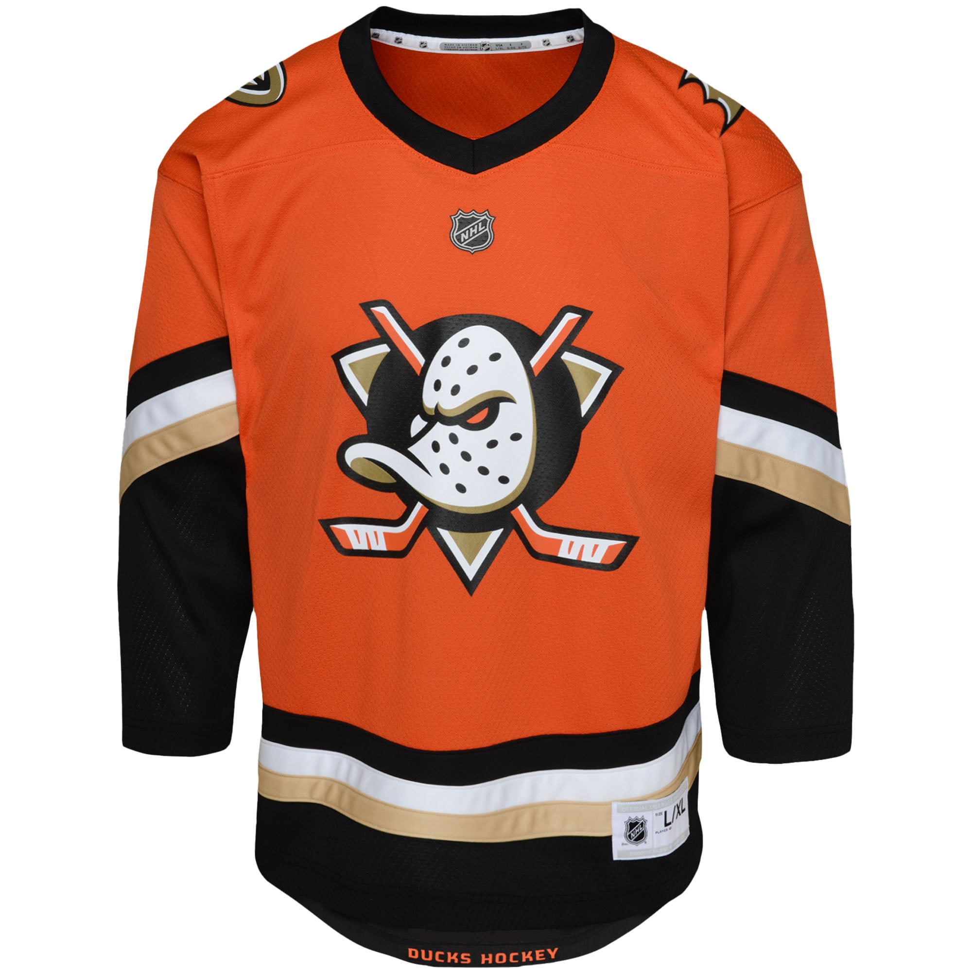 anaheim ducks replica home jersey – youth – Vancouver Canucks Jerseys and Headwear Collection