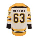boston bruins 100th anniversary replica alternate breakaway jersey – cream – brad marchand – youth – Vancouver Canucks Jerseys and Headwear Collection