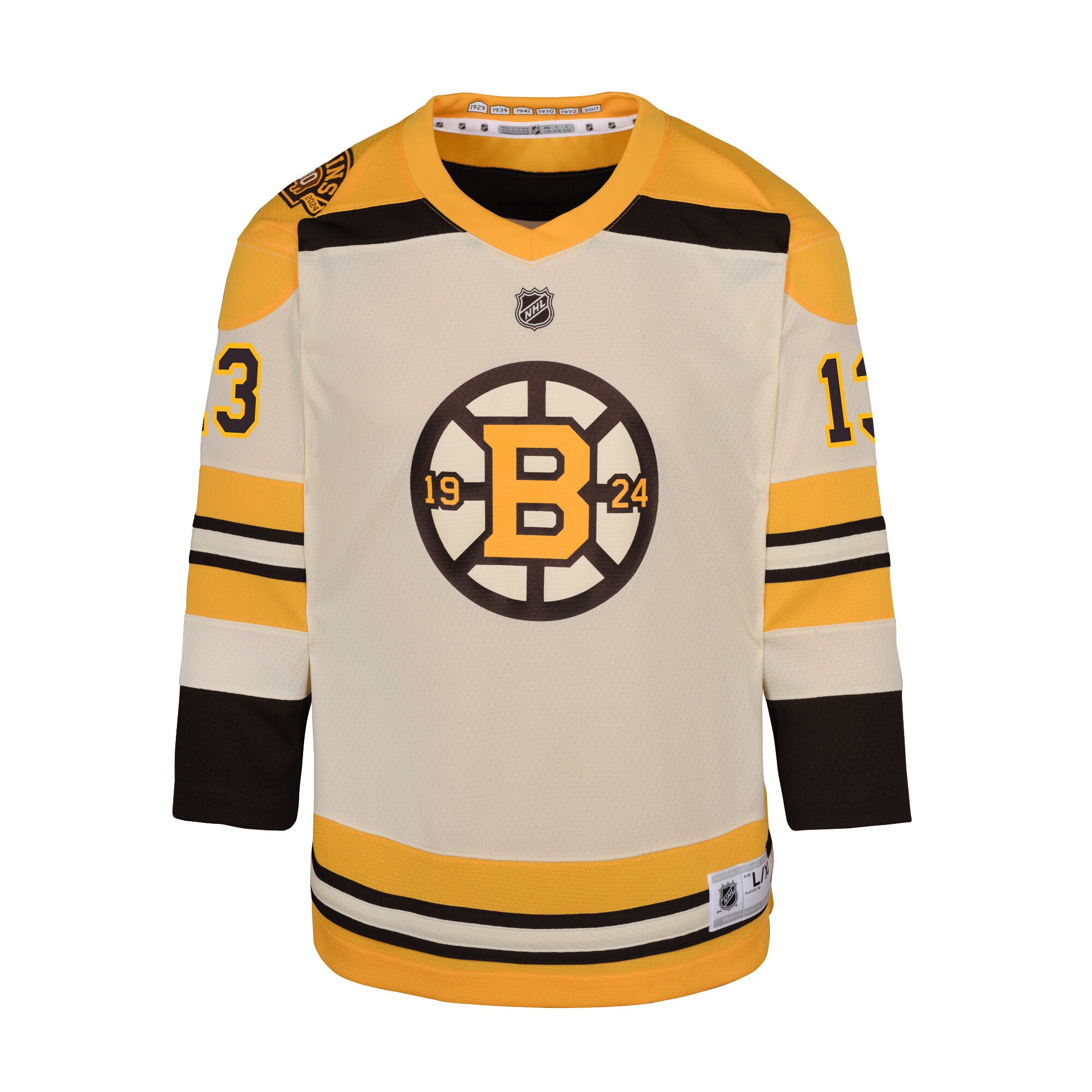 boston bruins 100th anniversary replica alternate breakaway jersey – cream – charlie coyle – youth – Vancouver Canucks Jerseys and Headwear Collection