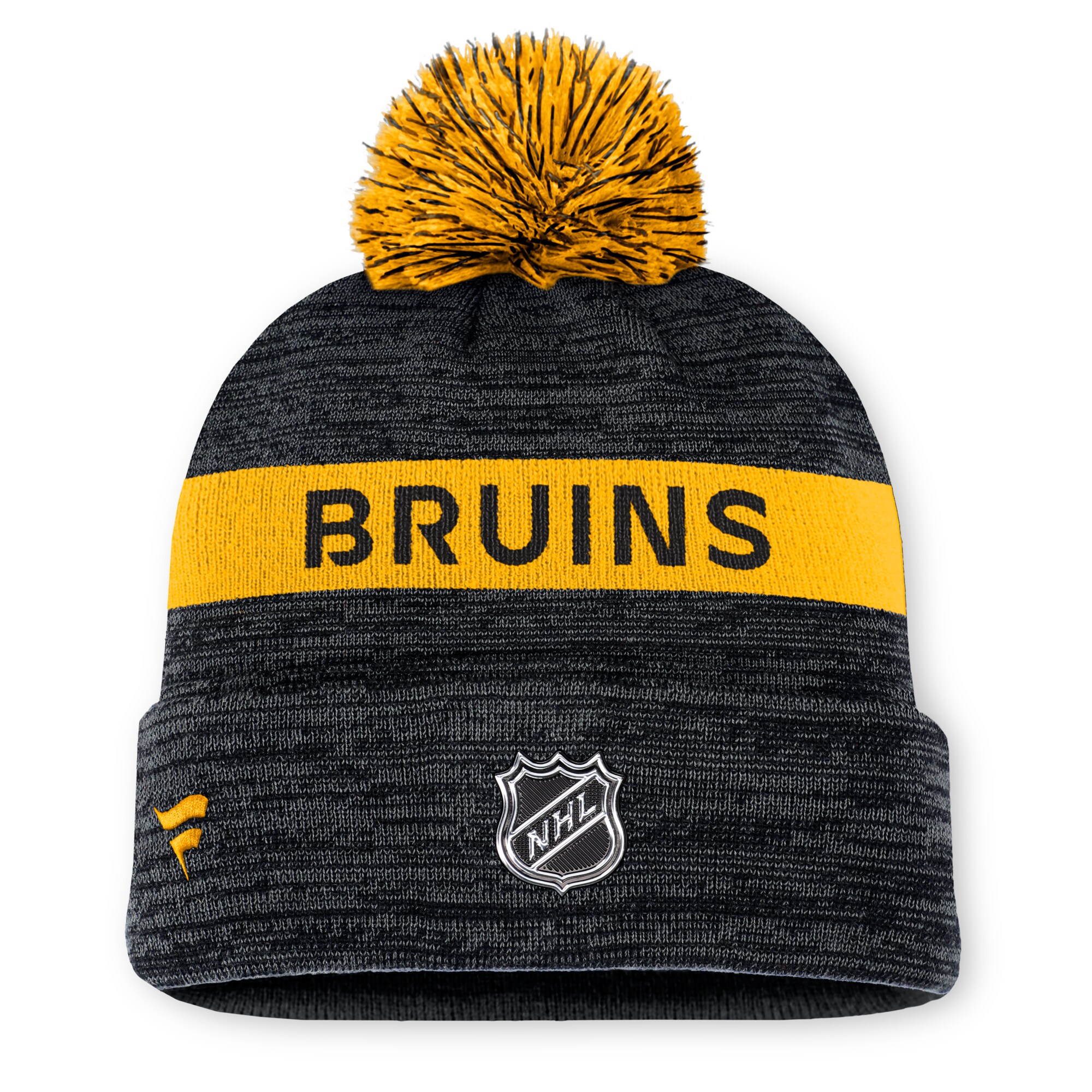 boston bruins authentic pro rink beanie cuff with pom – Vancouver Canucks Jerseys and Headwear Collection