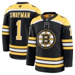 boston bruins fanatics branded home premium jersey – black – jeremy swayman – mens – Vancouver Canucks Jerseys and Headwear Collection