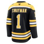boston bruins fanatics branded home premium jersey – black – jeremy swayman – mens – Vancouver Canucks Jerseys and Headwear Collection