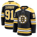 boston bruins fanatics branded home premium jersey – black – nakita zadorov – mens – Vancouver Canucks Jerseys and Headwear Collection