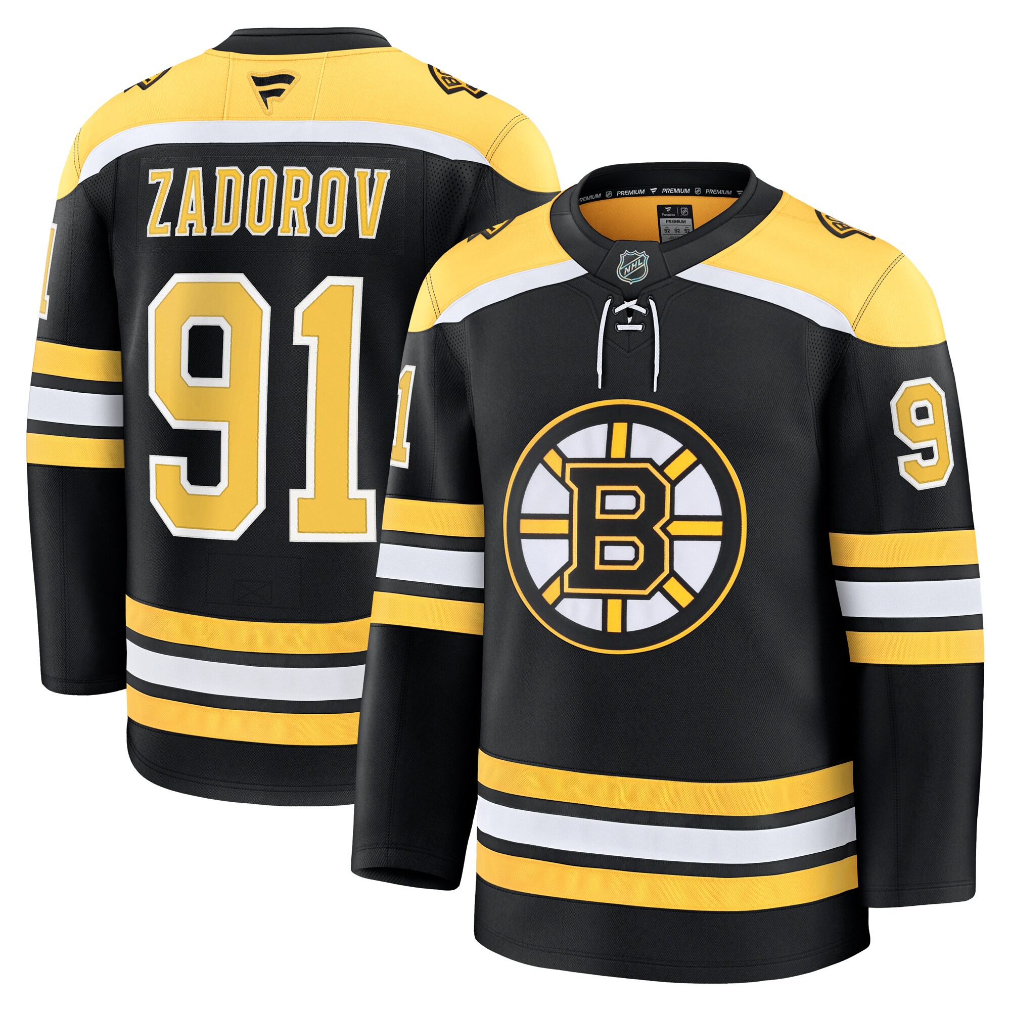 boston bruins fanatics branded home premium jersey – black – nakita zadorov – mens – Vancouver Canucks Jerseys and Headwear Collection
