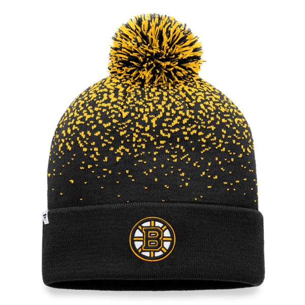 boston bruins iconic gradiant beanie cuff with pom – Vancouver Canucks Jerseys and Headwear Collection