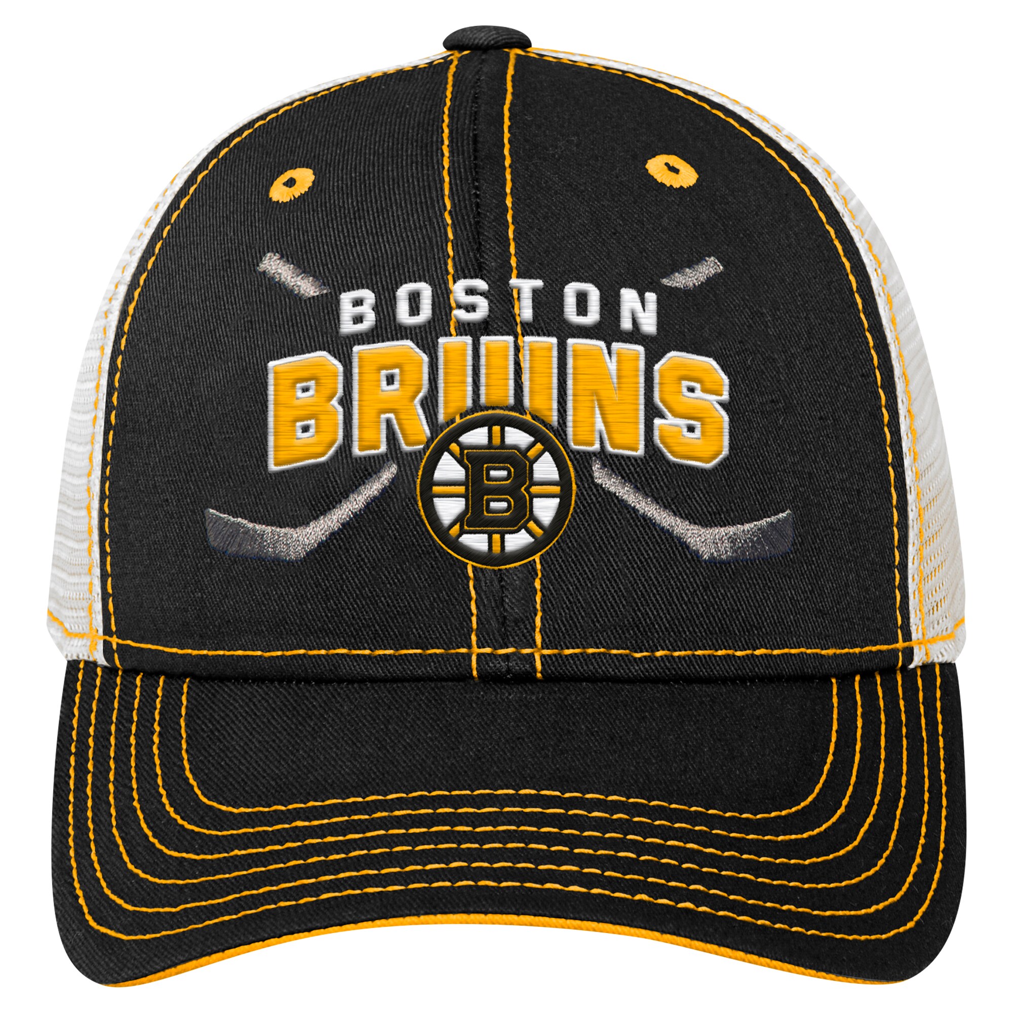 boston bruins lock up mesh adjustable cap – youth – Vancouver Canucks Jerseys and Headwear Collection