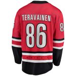 carolina hurricanes fanatics home breakaway jersey – red – teuvo teravainen – mens – Vancouver Canucks Jerseys and Headwear Collection