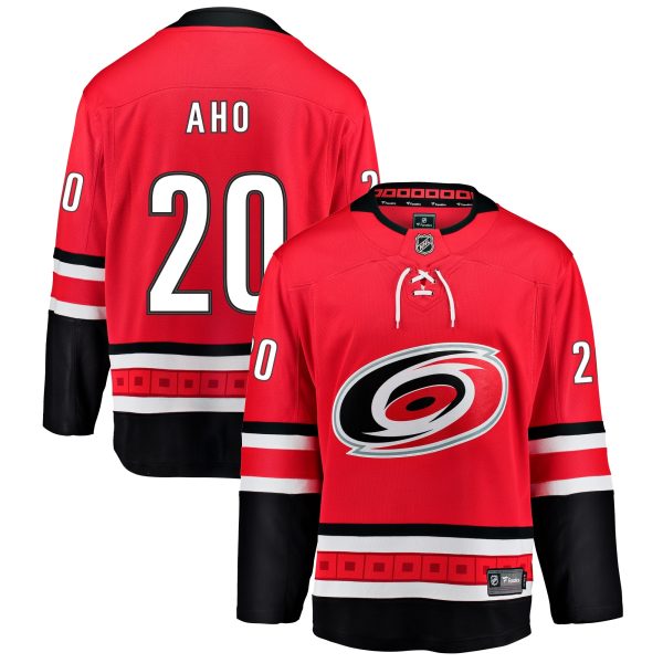 carolina hurricanes fanatics home breakaway jersey – sebastian aho – mens – Vancouver Canucks Jerseys and Headwear Collection