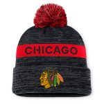 chicago blackhawks authentic pro rink beanie cuff with pom – Vancouver Canucks Jerseys and Headwear Collection