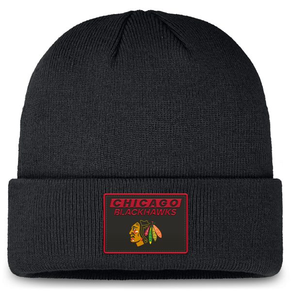 chicago blackhawks authentic pro rink prime cuffed beanie – Vancouver Canucks Jerseys and Headwear Collection