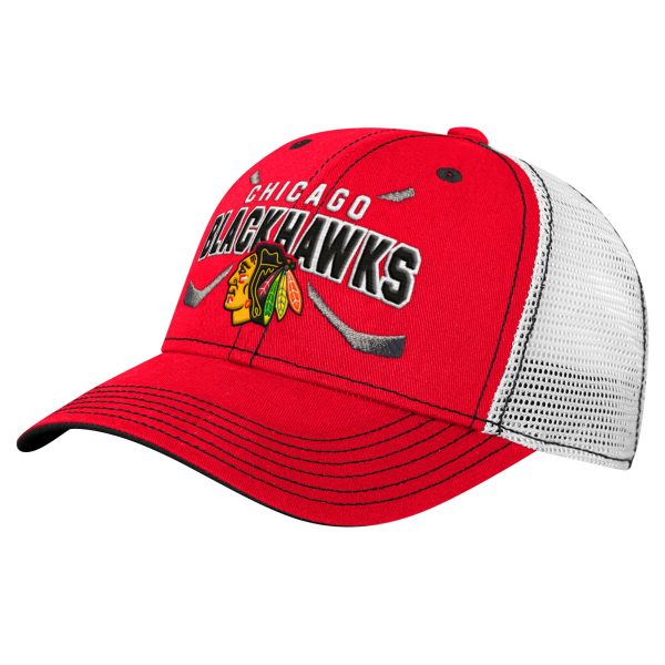 chicago blackhawks lock up mesh adjustable cap – youth – Vancouver Canucks Jerseys and Headwear Collection
