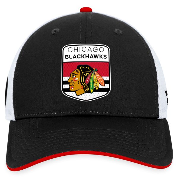 chicago blackhawks pro draft structured trucker podium cap – unisex – Vancouver Canucks Jerseys and Headwear Collection