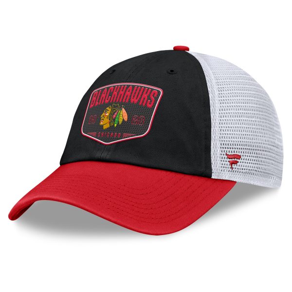 chicago blackhawks structured adjustable meshback cap – unisex – Vancouver Canucks Jerseys and Headwear Collection