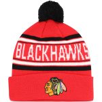 chicago blackhawks wordmark pom knit hat – youth – Vancouver Canucks Jerseys and Headwear Collection