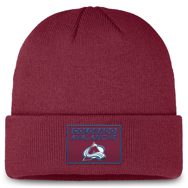 colorado avalanche authentic pro rink prime cuffed beanie – Vancouver Canucks Jerseys and Headwear Collection