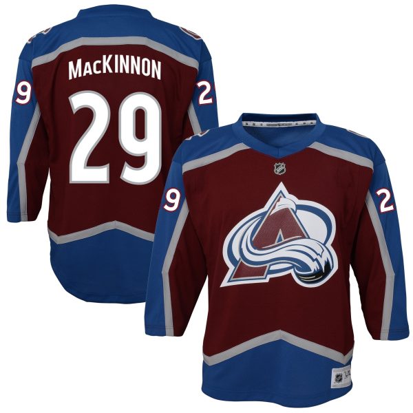 colorado avalanche replica home jersey – nathan mackinnon – youth – Vancouver Canucks Jerseys and Headwear Collection
