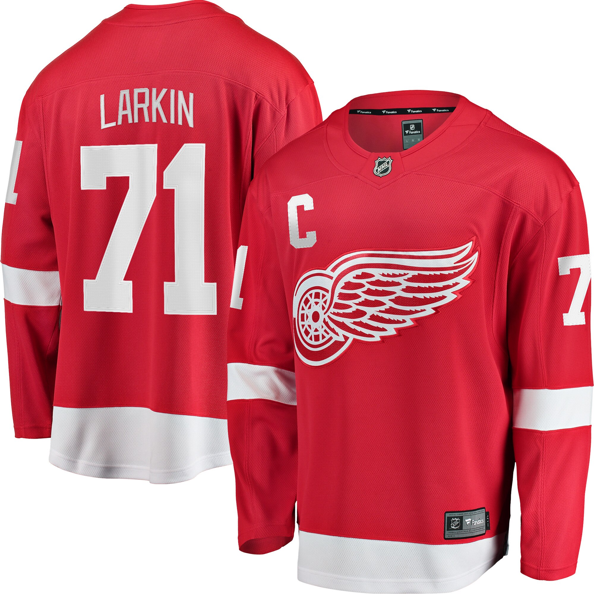 detroit red wings fanatics home breakaway jersey – dylan larkin – mens – Vancouver Canucks Jerseys and Headwear Collection