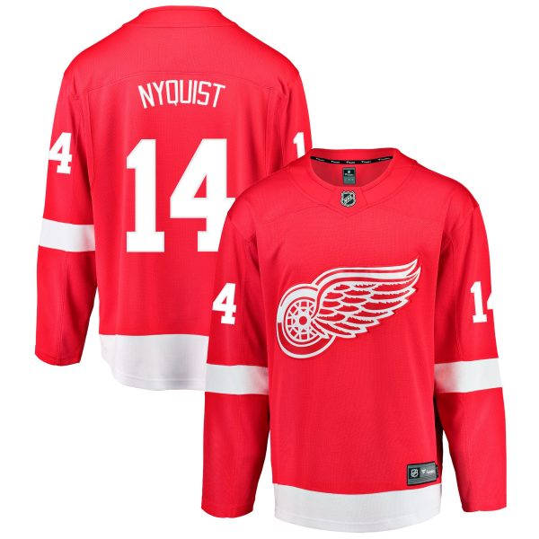 detroit red wings home breakaway jersey – gustav nyquist – mens – Vancouver Canucks Jerseys and Headwear Collection