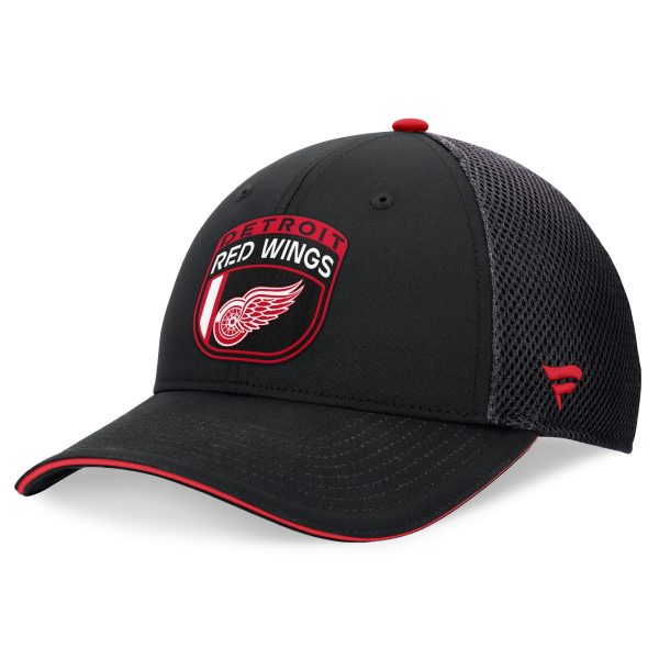detroit red wings pro draft structured trucker cap – unisex – Vancouver Canucks Jerseys and Headwear Collection