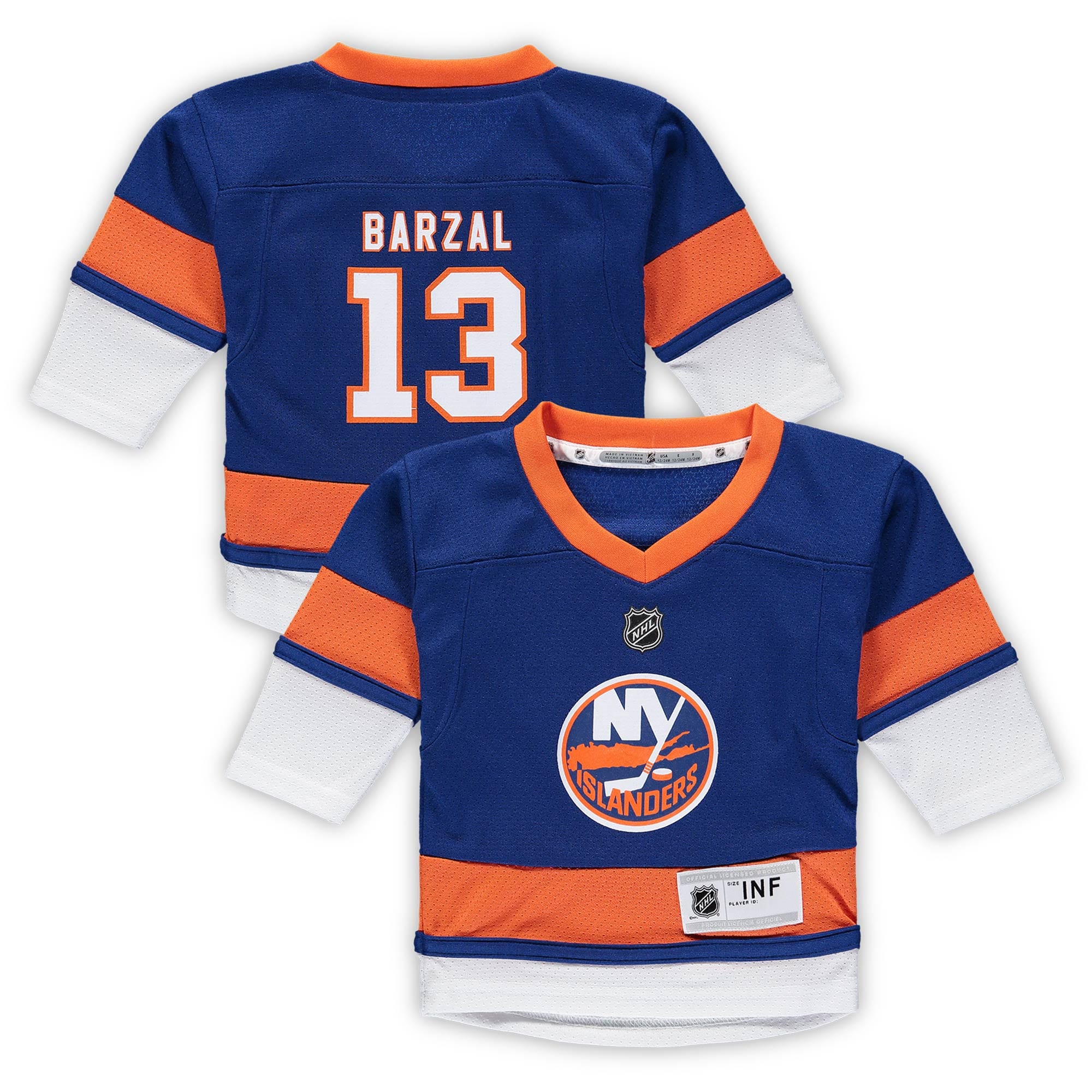 infant mathew barzal royal new york islanders home replica player jersey – Vancouver Canucks Jerseys and Headwear Collection