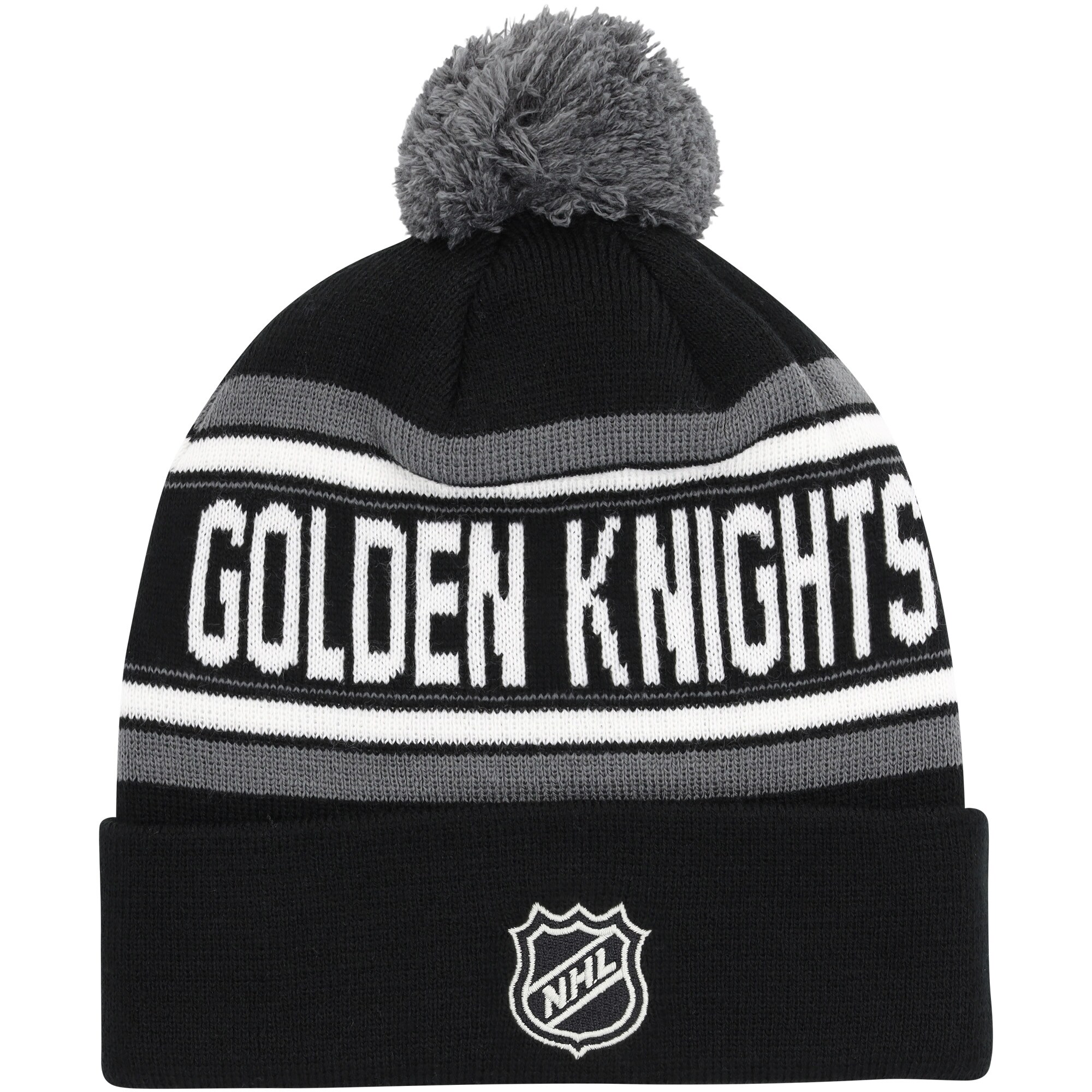 las vegas golden knights wordmark pom knit hat – youth – Vancouver Canucks Jerseys and Headwear Collection