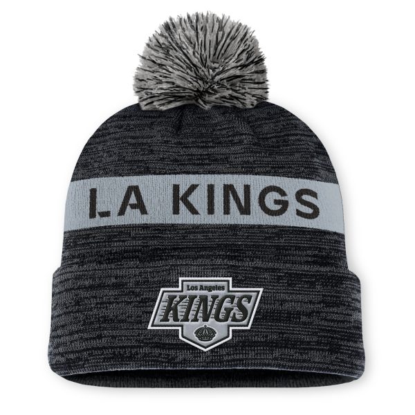 los angeles kings authentic pro rink beanie cuff with pom – Vancouver Canucks Jerseys and Headwear Collection
