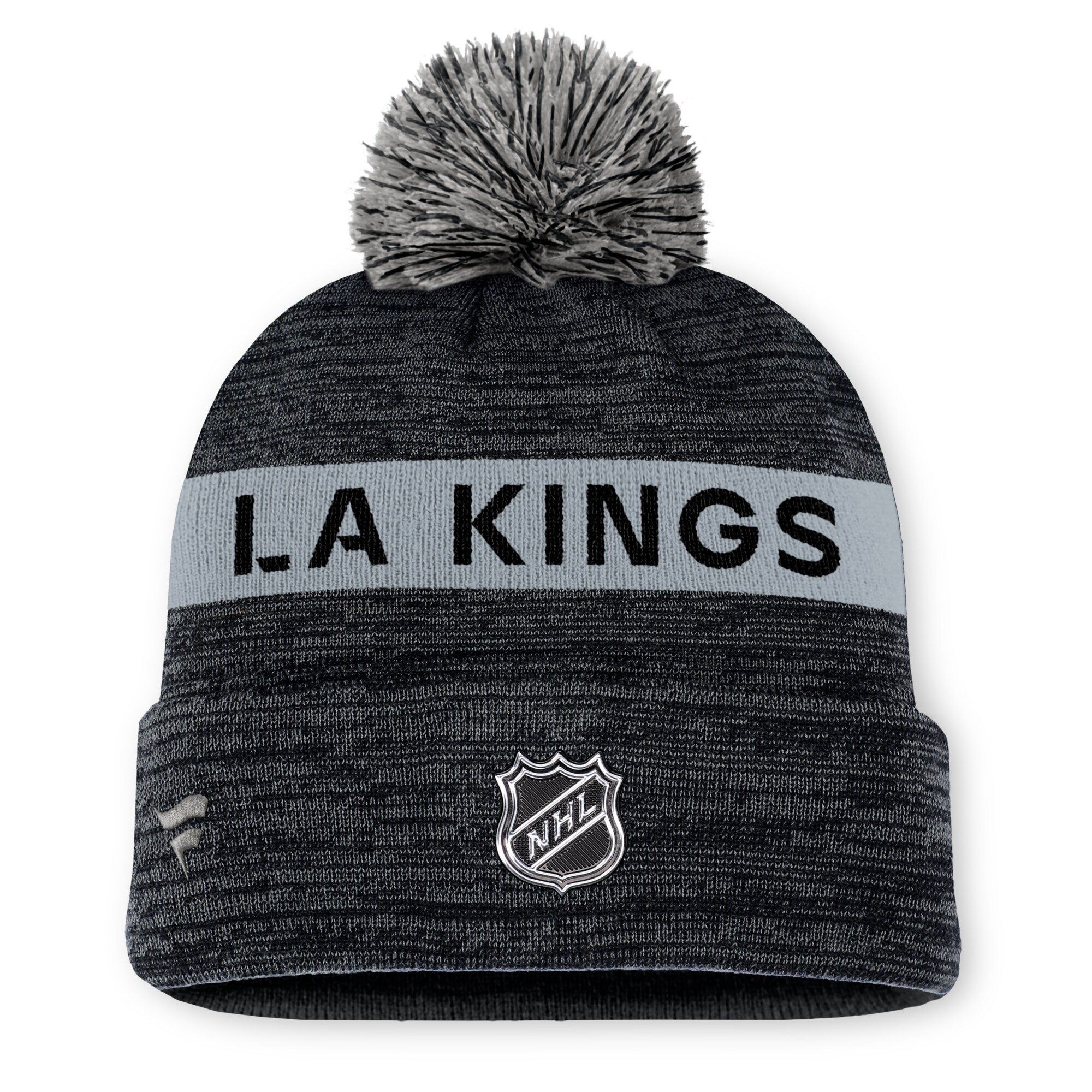 los angeles kings authentic pro rink beanie cuff with pom – Vancouver Canucks Jerseys and Headwear Collection
