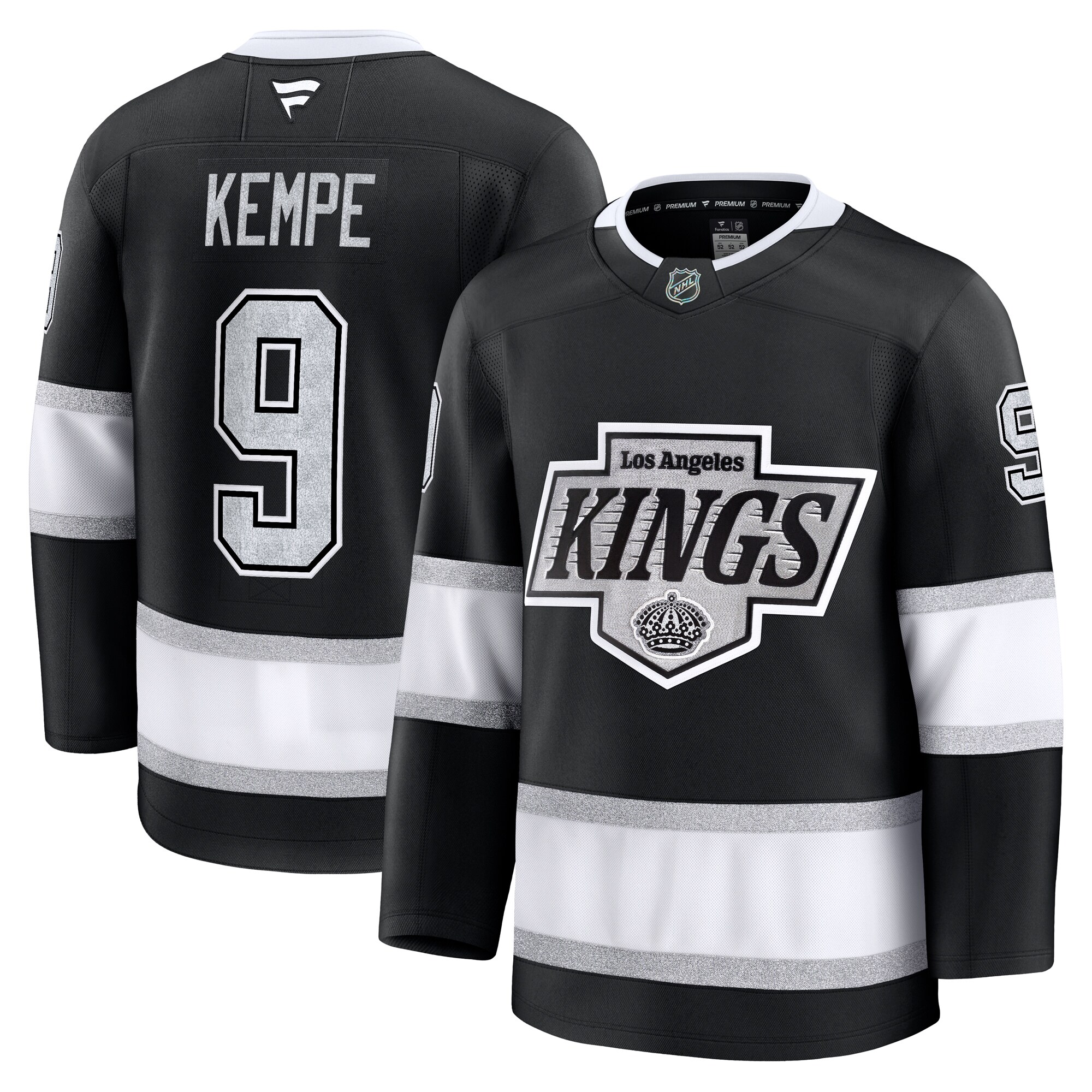 los angeles kings fanatics branded home premium jersey – black – adrian kempe – mens – Vancouver Canucks Jerseys and Headwear Collection
