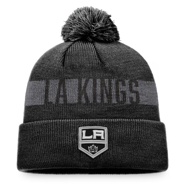los angeles kings fundamental beanie cuff with pom – Vancouver Canucks Jerseys and Headwear Collection