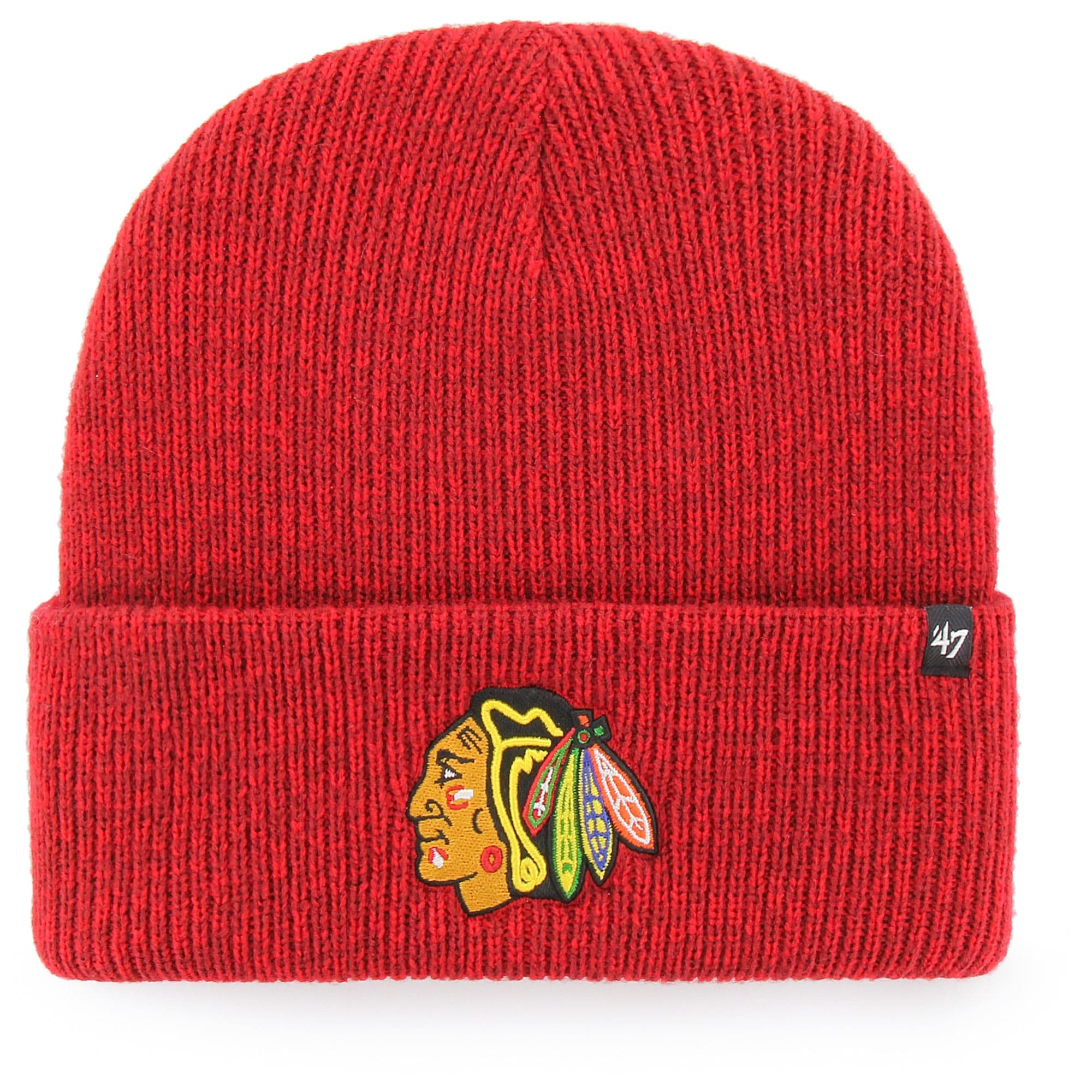 men8217s 821747 red chicago blackhawks brain freeze cuffed knit hat – Vancouver Canucks Jerseys and Headwear Collection