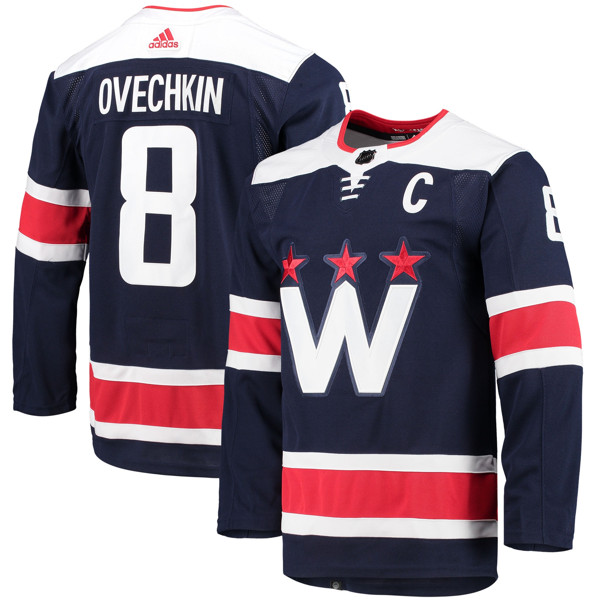 men8217s adidas alexander ovechkin navy washington capitals alternate captain patch primegreen authentic pro player jersey – Vancouver Canucks Jerseys and Headwear Collection