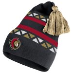 men8217s adidas black ottawa senators reverse retro 2.0 pom cuffed knit hat – Vancouver Canucks Jerseys and Headwear Collection