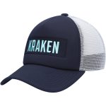 men8217s adidas deep sea bluewhite seattle kraken team plate trucker snapback hat – Vancouver Canucks Jerseys and Headwear Collection
