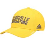 men8217s adidas gold nashville predators 2021 locker room aeroready flex hat – Vancouver Canucks Jerseys and Headwear Collection