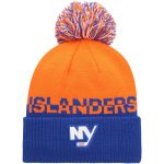 men8217s adidas orangeroyal new york islanders cold.rdy cuffed knit hat with pom – Vancouver Canucks Jerseys and Headwear Collection