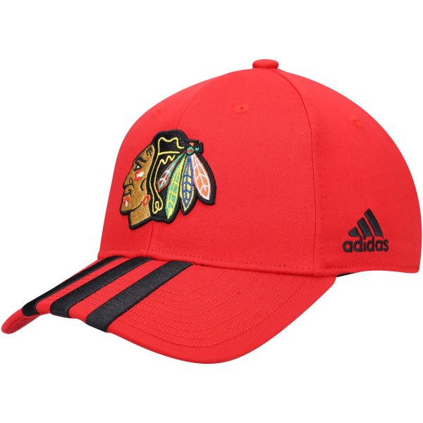 men8217s adidas red chicago blackhawks locker room three stripe adjustable hat – Vancouver Canucks Jerseys and Headwear Collection