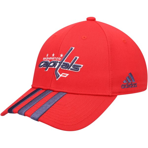 men8217s adidas red washington capitals locker room three stripe adjustable hat – Vancouver Canucks Jerseys and Headwear Collection