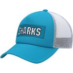 men8217s adidas tealwhite san jose sharks team plate trucker snapback hat – Vancouver Canucks Jerseys and Headwear Collection