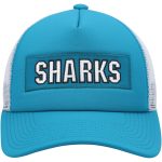 men8217s adidas tealwhite san jose sharks team plate trucker snapback hat – Vancouver Canucks Jerseys and Headwear Collection