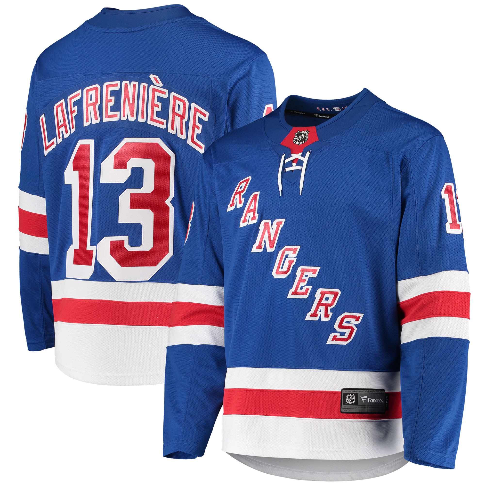 men8217s fanatics alexis lafrenière blue new york rangers premier breakaway player jersey – Vancouver Canucks Jerseys and Headwear Collection