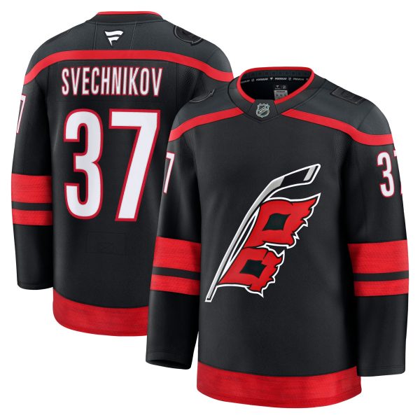 men8217s fanatics andrei svechnikov black carolina hurricanes home premium jersey – Vancouver Canucks Jerseys and Headwear Collection