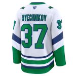 men8217s fanatics andrei svechnikov white carolina hurricanes throwback premium jersey – Vancouver Canucks Jerseys and Headwear Collection