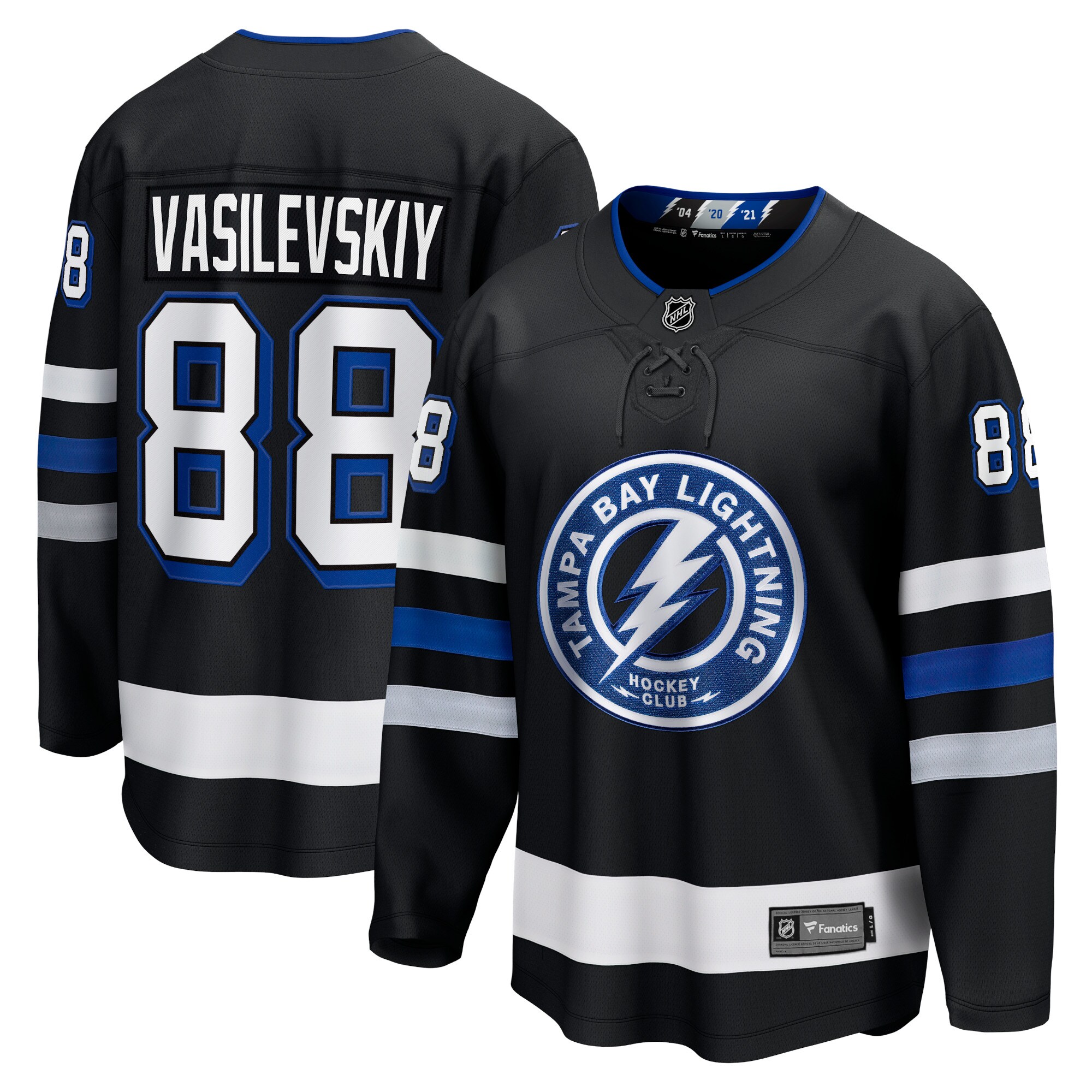 men8217s fanatics andrei vasilevskiy black tampa bay lightning alternate premier breakaway player jersey – Vancouver Canucks Jerseys and Headwear Collection