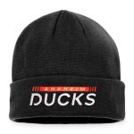 men8217s fanatics black anaheim ducks authentic pro rink cuffed knit hat – Vancouver Canucks Jerseys and Headwear Collection