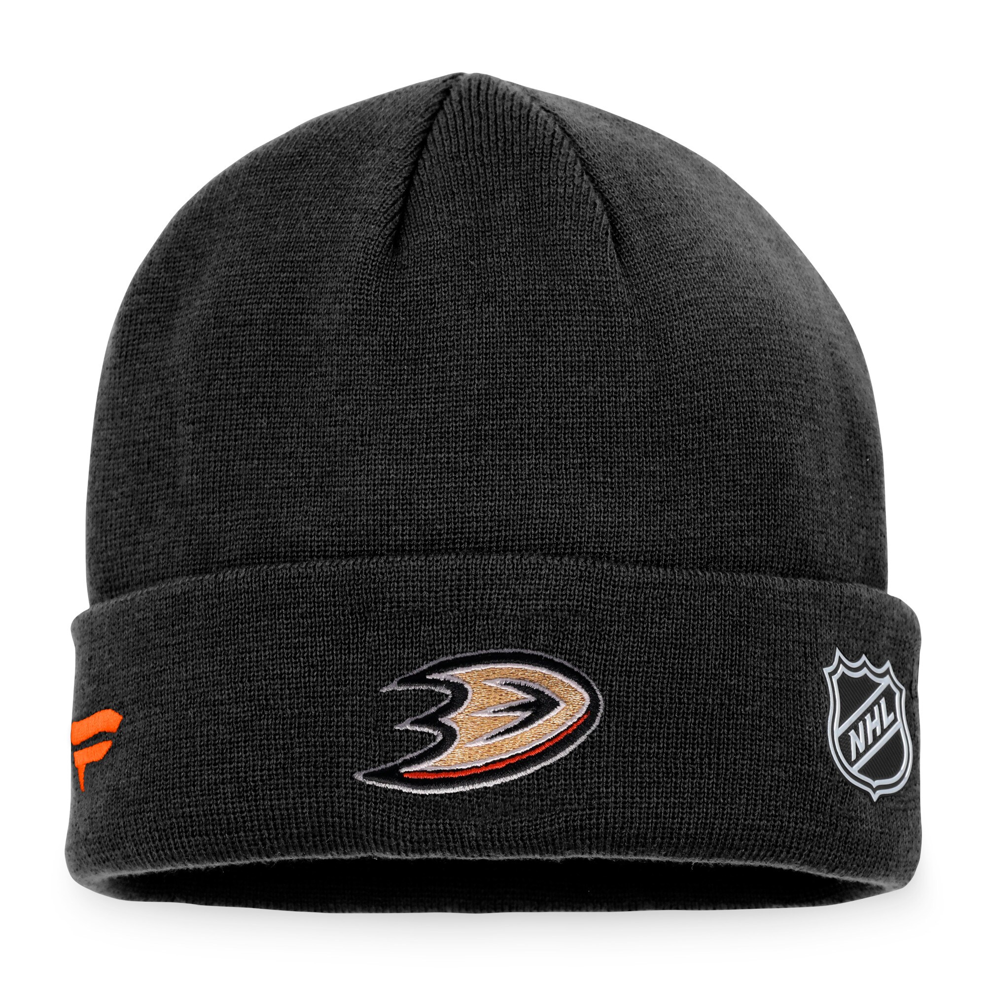 men8217s fanatics black anaheim ducks authentic pro rink cuffed knit hat – Vancouver Canucks Jerseys and Headwear Collection