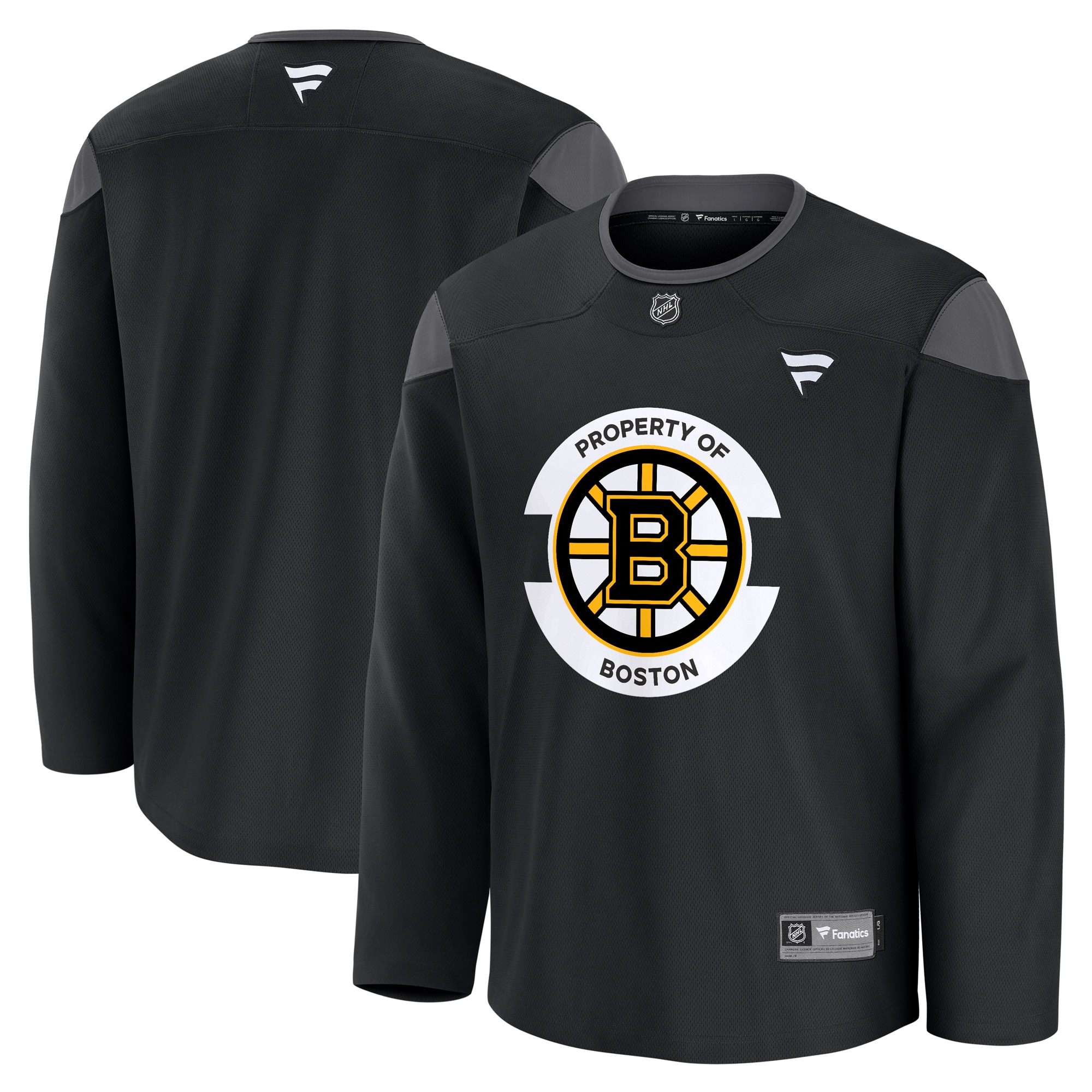 men8217s fanatics black boston bruins team practice jersey – Vancouver Canucks Jerseys and Headwear Collection